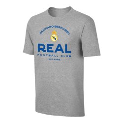 Ρεάλ μπλουζάκι 'Estadio', γκρι