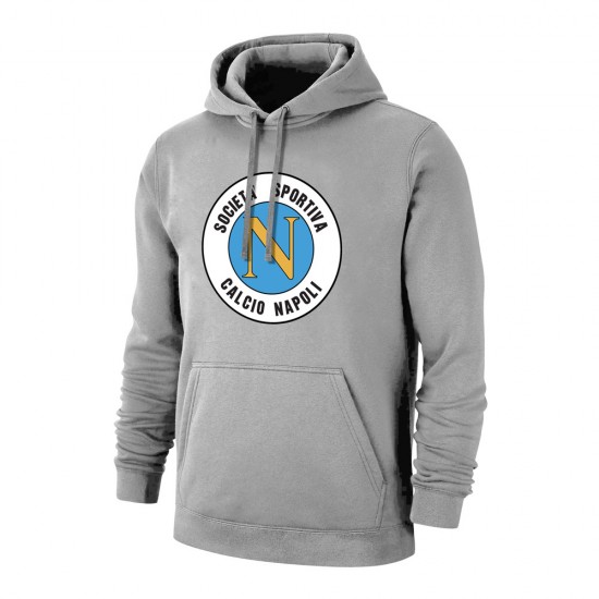 Napoli 'Retro Logo' footer with hood, grey