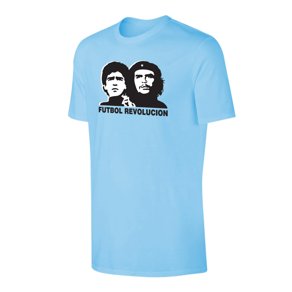 Futbol Revolution "Maradona / Che Guevara" t-shirt, light blue