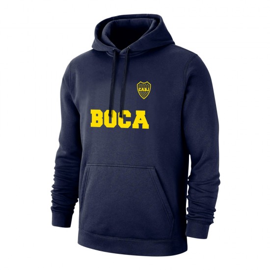 Boca "Text" footer with hood, dark blue