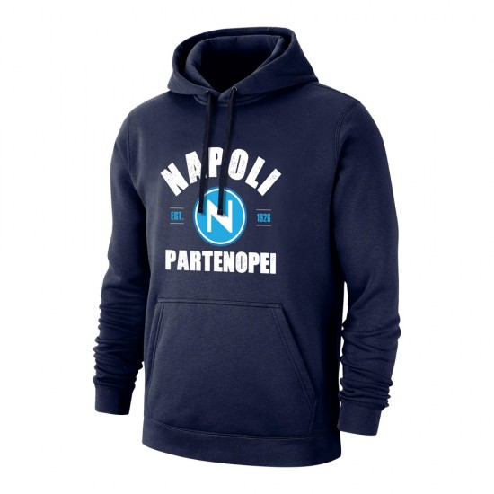 Napoli 'Est.1926' footer with hood, dark blue