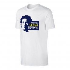 Ayrton Senna 'Sempre' t-shirt, white