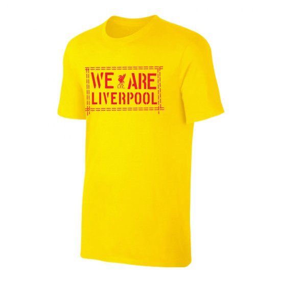 Λίβερπουλ μπλουζάκι 'We Are LIVERPOOL', κίτρινο