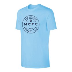 Σίτι μπλουζάκι 'Stamp', ανοιχτό μπλε