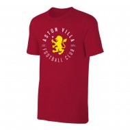 Άστον Βίλα μπλουζάκι 'Circle', βυσσινί