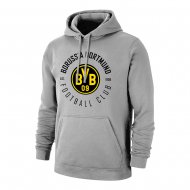 Μπορούσια Ντόρτμουντ φούτερ με κουκούλα 'Circle', γκρι