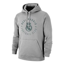 Ρεάλ φούτερ με κουκούλα 'Circle', γκρι