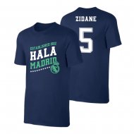 Ρεάλ μπλουζάκι 'Hala Madrid' ΖΙΝΤΑΝ, σκούρο μπλε