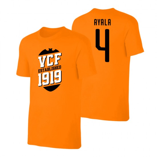 Βαλένθια μπλουζάκι 'VCF' ΑΓΙΑΛΑ, πορτοκαλί