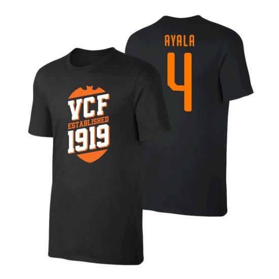 Βαλένθια μπλουζάκι 'VCF' ΑΓΙΑΛΑ, μαύρο