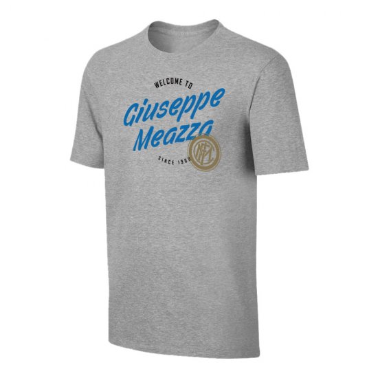 Ίντερ μπλουζάκι 'Giuseppe Meazza', γκρι