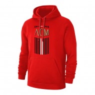 Milan 'ACM' footer with hood, red