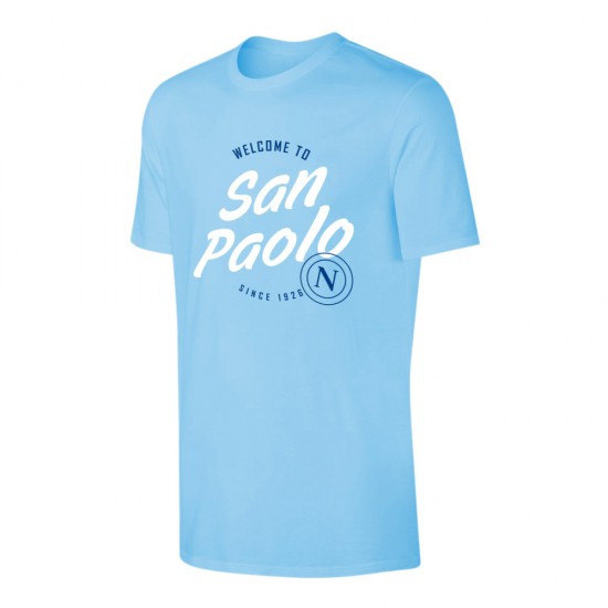 Napoli 'San Paolo' t-shirt, light blue