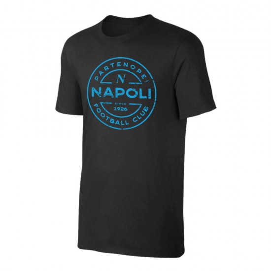 Napoli 'Stamp' t-shirt, black