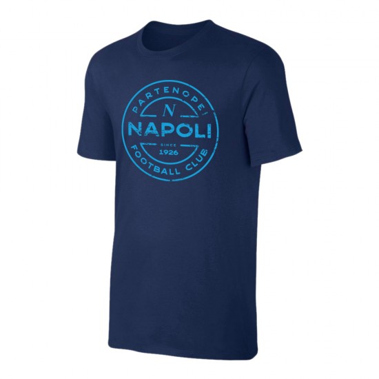 Napoli 'Stamp' t-shirt, dark blue