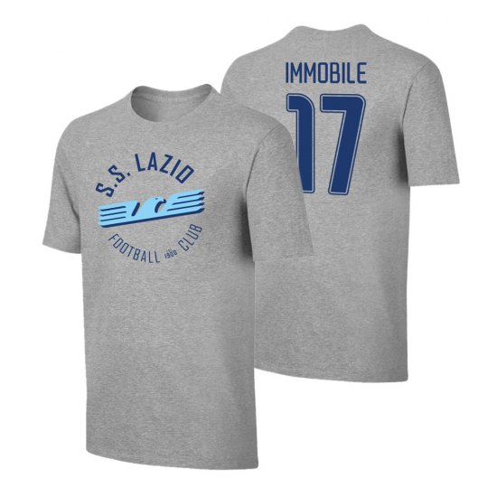Lazio 'Circle' t-shirt IMMOBILE, grey