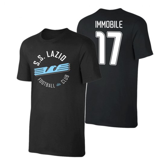 Lazio 'Circle' t-shirt IMMOBILE, black