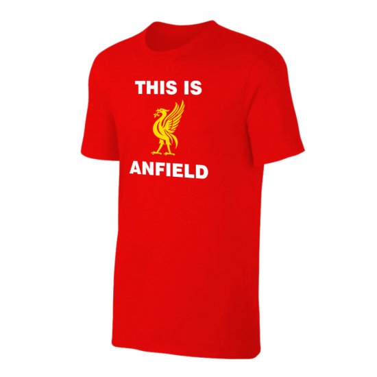 Λίβερπουλ μπλουζάκι 'This is ANFIELD', κόκκινο