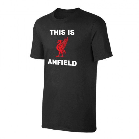 Λίβερπουλ μπλουζάκι 'This is ANFIELD', μαύρο