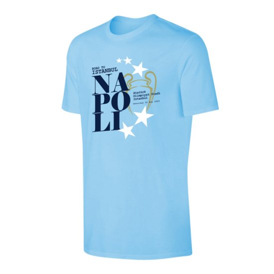 Napoli 'Road to ISTANBUL' t-shirt, light blue