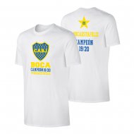 Μπόκα μπλουζάκι 'BocaEstaFeliz', λευκό