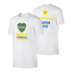 Μπόκα μπλουζάκι 'BocaEstaFeliz', λευκό