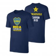 Μπόκα μπλουζάκι 'BocaEstaFeliz', σκούρο μπλε