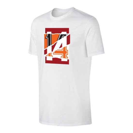 Ολλανδία μπλουζάκι 'Legend No14', λευκό