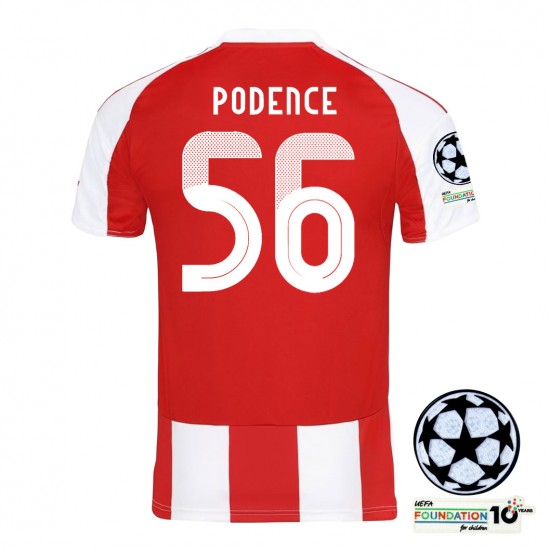 Olympiakos 2025/26 CL home shirt PODENSE