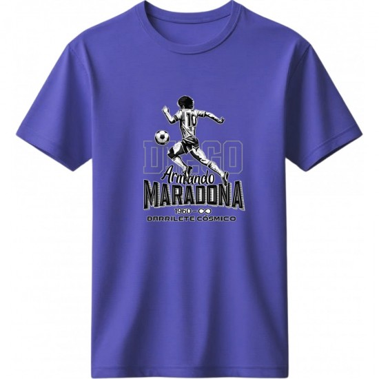 Μαραντόνα ρετρό μπλουζάκι “Armando Maradona – Barrilete Cósmico” – μωβ