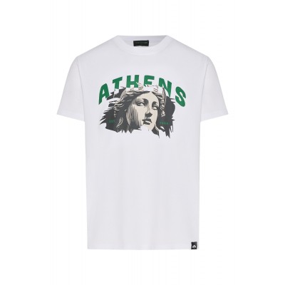 Παναθηναϊκός ανδρικό T-shirt ''ATHENS 2'',λευκό