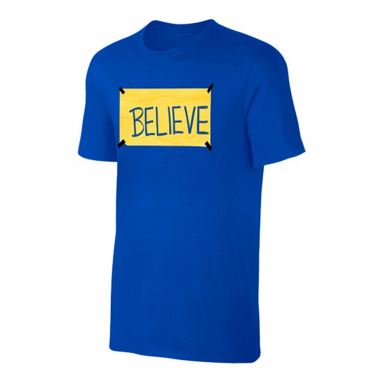 Τεντ Λάσο Tshirt 'BELIEVE',  μπλε