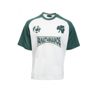 Παναθηναϊκός T-Shirt ''PAO RAGLAN'',λευκό-πράσινο