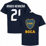 Μπόκα μπλουζάκι έμβλημα Ander Herrera, σκούρο μπλε
