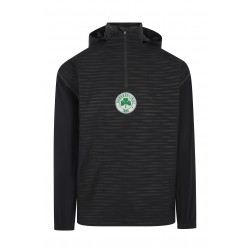 Παναθηναϊκός 2025/26 αδιάβροχη ζακέτα 1/4 zip, μαύρη