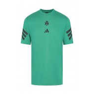 Παναθηναϊκός 2025/26 adidas t-shirt "ΠΑΟ'' old school, πράσινο