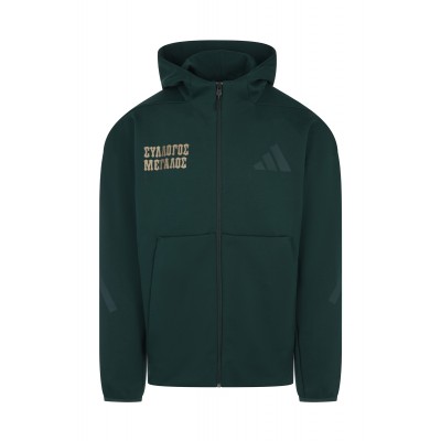 Παναθηναϊκός 2025/26 adidas ζακέτα "ΣΥΛΛΟΓΟΣ ΜΕΓΑΛΟΣ", πράσινη