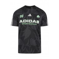 Παναθηναϊκός 2025/26 αθλητικό T-Shirt "Τριφύλλι-08" , μαύρο