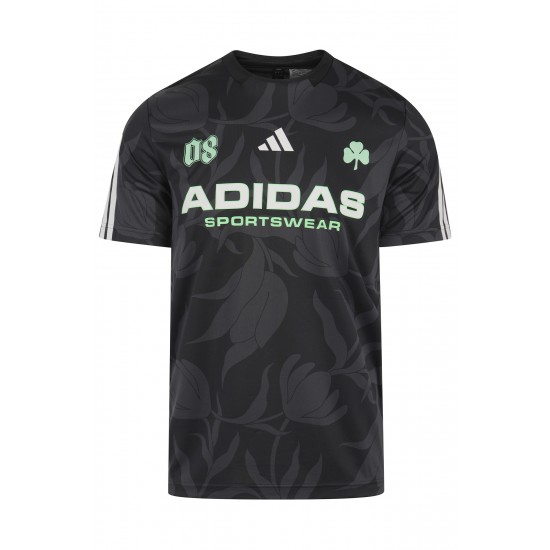 Παναθηναϊκός 2025/26 αθλητικό T-Shirt "Τριφύλλι-08" , μαύρο