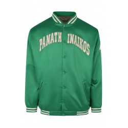 Παναθηναϊκός ανδρικό κολεγιακό μπουφάν ''PANATHINAIKOS'',πράσινο