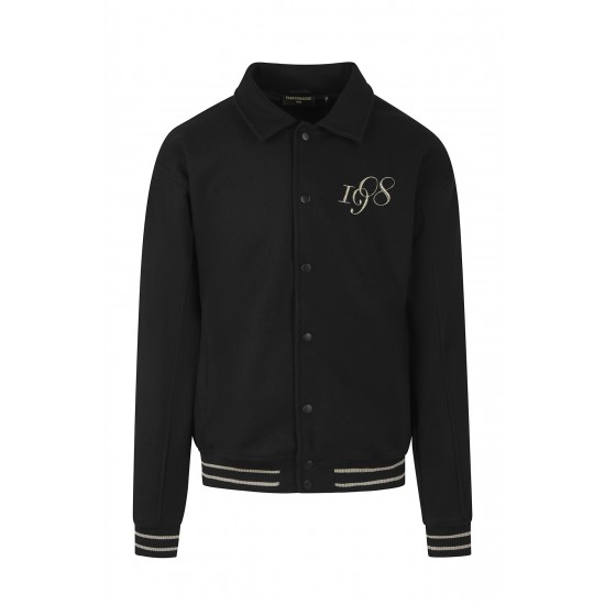 Παναθηναϊκός ανδρικό κολεγιακό μπουφάν 1908, μαύρο