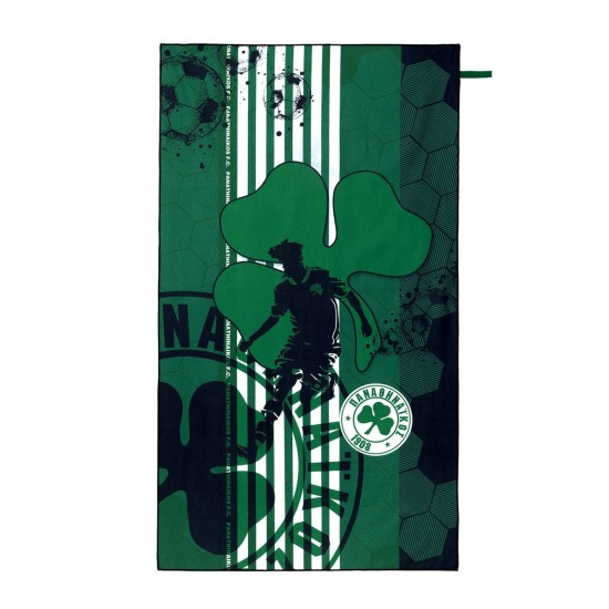 Παναθηναϊκός πετσέτα θαλάσσης ''PANATHINAIKOS''.πράσινη