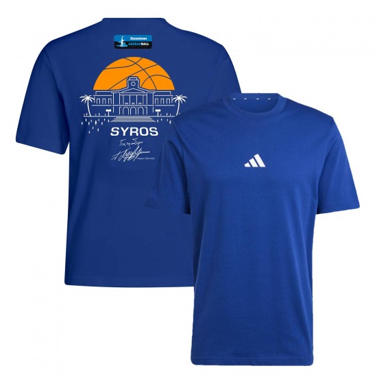 Σύρος 3x3 Stoiximan AegeanBall Festival 2026 Official T-Shirt, σκούρο μπλε