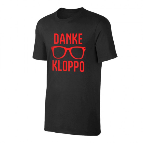 'Danke Klopp' tshirt, μαύρο