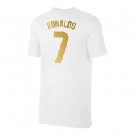 Πορτογαλία EU2024 μπλουζάκι ΡΟΝΑΛΝΤΟ, λευκό