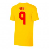 Spain EU2024 t-shirt GAVI, yellow