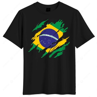 Βραζιλία μπλουζάκι «World Cup 2026 Drop – Brazil National Pride» ,μαύρο