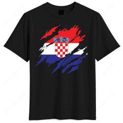 Κροατία μπλουζάκι “World Cup 2026 Drop – Croatia National Pride” μαύρο
