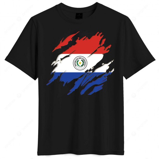 Παραγουάη μπλουζάκι “World Cup 2026 Drop – Paraguay National Pride”,μαύρο