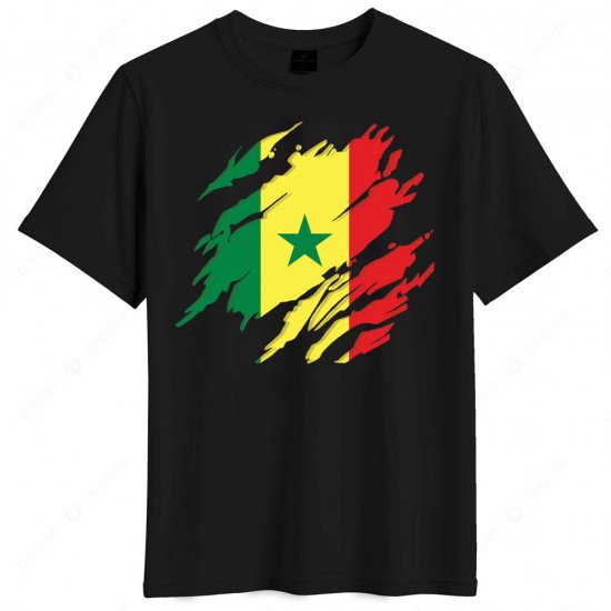 Σενεγάλη μπλουζάκι “World Cup 2026 Drop – Senegal National Pride” μαύρο